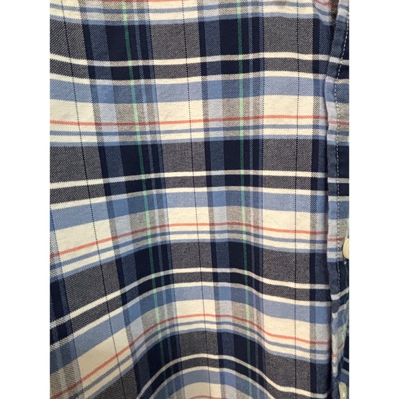 Lands End Sail Rigger Oxford Plaid and Striped Button Down Men's Bundle Size L - Picture 3 of 12